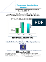 Technical Proposal-Scoping Study For Urban Destitute Component of UPSNJP in 11 Cities - Dec-2021