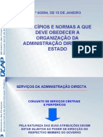 Organização Administração Directa Do Estado