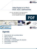 La Identidad Digital en El Perú - Estado Actual, Usos y Aplicaciones