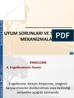 13-14.uyma Sorunları Ve Savunma Mekanizmaları