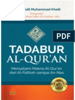 Tadabur Al Quran Menyelami Makna Al Quran Dari Al Fatihah Sampai