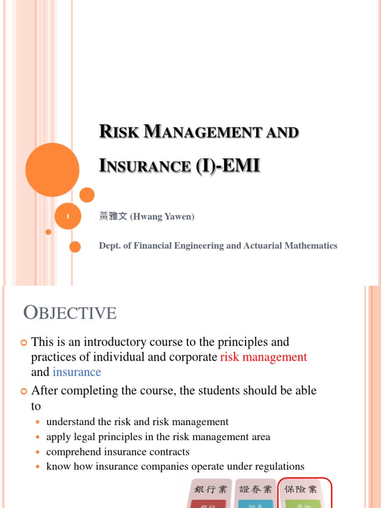 Risk management ch0 introduction pdf