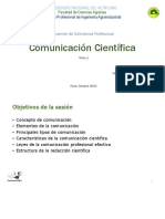 Tema 1 - Comunicación Científica