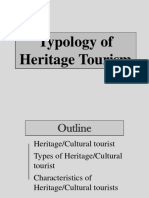 Typology and Characteristics of Cultural Heritage Tourists