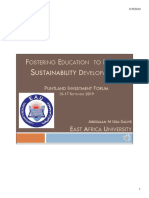 Fostering Education To Boost Sustainability Development (11 Aug 2019)