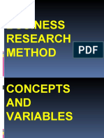 BRM Lecture 5-6 Concepts and Variables