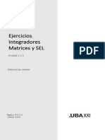 U3.Ejercicios Integradores - Matrices y SEL - 2C - 2022