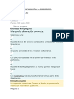 INTRODUCCIÓN A LA INGENIERÍA CIVIL. Autoevaluación N°3