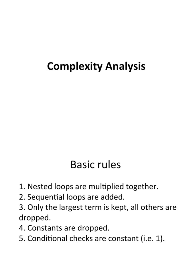Review Questions Complexity Analysis | PDF