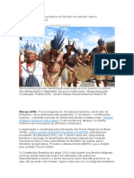 Protestos indígenas contra medidas de Bolsonaro