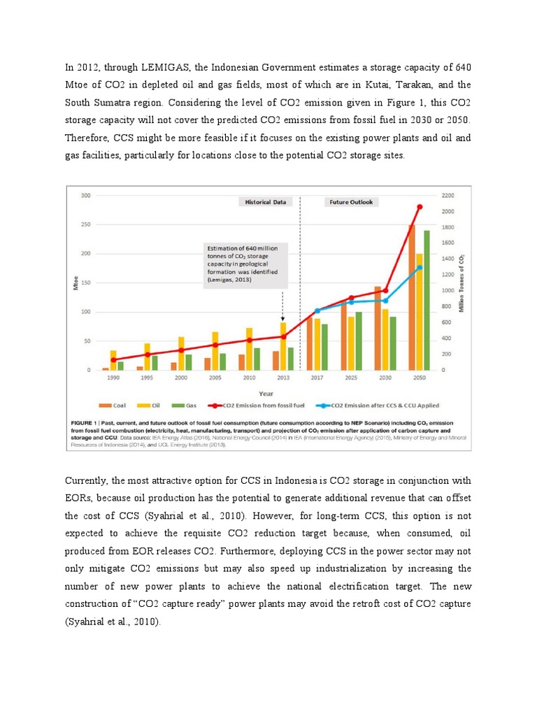 CCS and CCU Potential in Indonesia | PDF | Carbon Capture And Storage ...