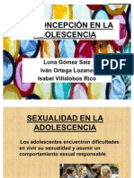 Anticoncepcion en La Adolescencia Luna Gomez