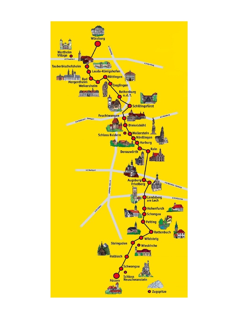 Mappa Strada Romantica | PDF