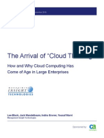 The Arrival of Cloud Thinking