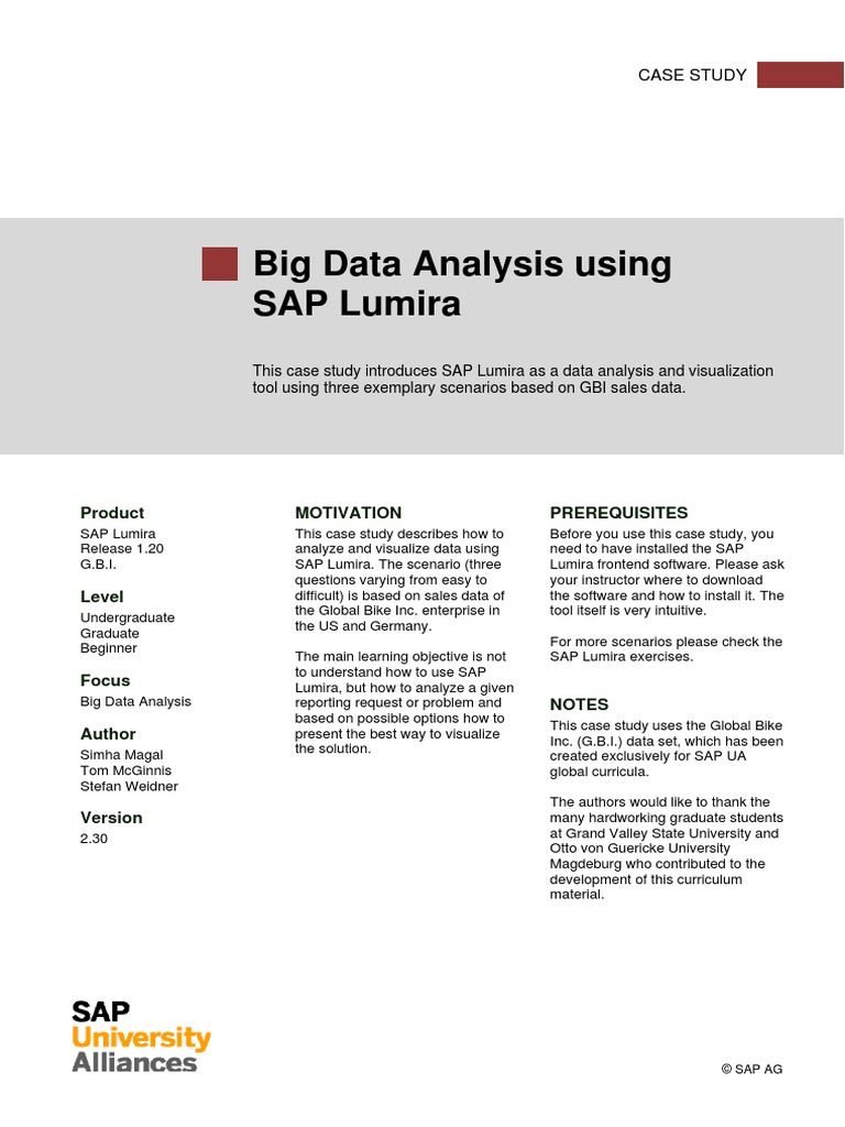 Using Lumira For Analysis | PDF | Chart | Microsoft Excel