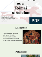 A Kereszténység És A Római Birodalom - Dombi - Csongor - 5.b