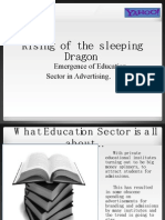 Rising of The Sleeping Dragon: Emergence of Education Sector in Advertising