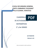 Cuadernillo de Matemáticas 2° y 3° -USAER