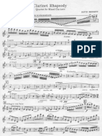 Bennet Clarinet Rhapsody (Parts)