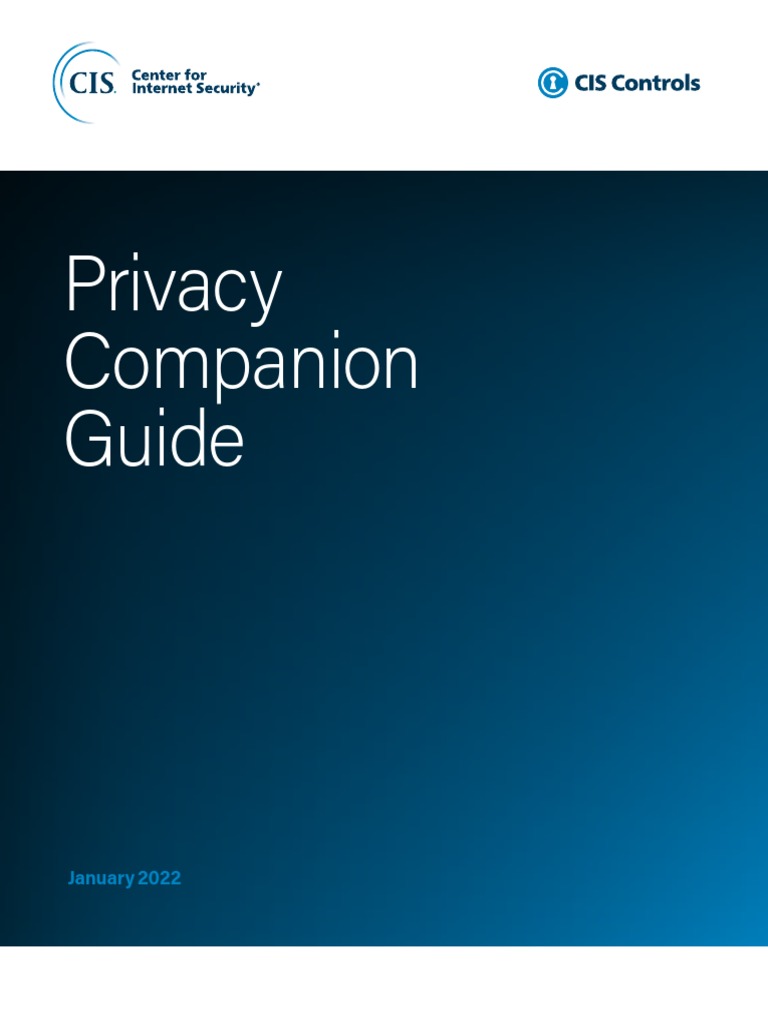 CIS Controls v8 Privacy Guide.22.01 | PDF | Privacy | Security
