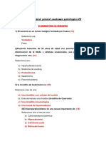 Examen Tercer Parcial Anatomia Patologica II
