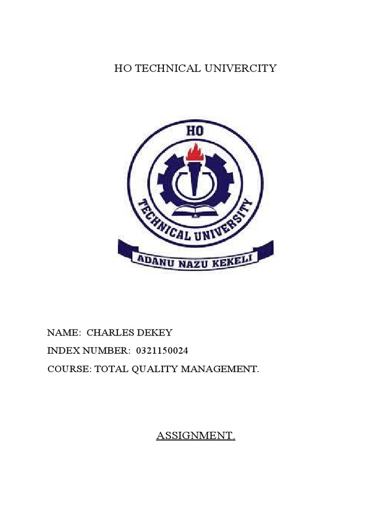 Total Quality Magt PDF Quality Management Goal