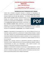 Contrato de Transferencia de Posesion de Terreno Jair Agapito