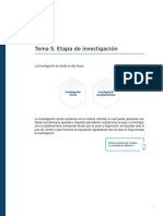 MODULO II Tema 5. Etapa de Investigación