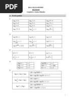 Maa 2.9 Logarithms Solutions