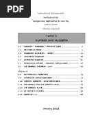 Topic 1. Number and Algebra