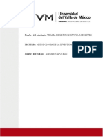 Actividad 3 Hipotesis Metodologia Investigacion