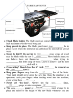 Kami Export - Bryant Simmons - Table Saw Notes