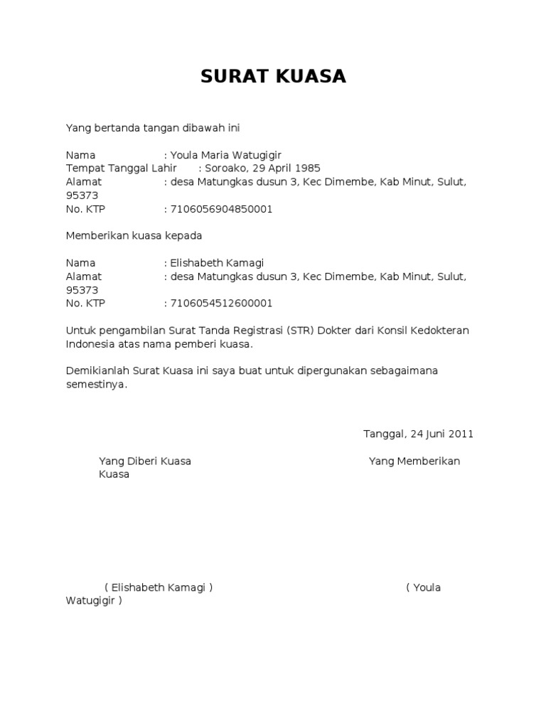 Surat Kuasa