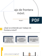 Trabajo de frontera móvil: definición, cálculo y ejemplos