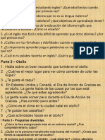 Tema 69 El Inglés, El Otoño y Las Preguntas Divertidas.