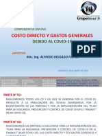 3.- COSTOS DIRECTOS Y GASTOS GENERALES POR COVID-19