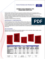 Gabinete para Hidrantes Tipo Sobreponer Empotrar