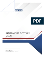 Informe de Gestión FR3 - 2021