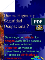 Que Es Higiene y Seguridad Ocupacional