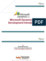 Dynamics AX 2009 Development Presentation