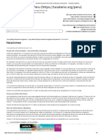 Qué Dice La Ley en Perú Sobre El Derecho A Vacaciones. - Tusalario - Org - Peru