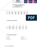 Ejercitario Clase N°2 Sistemas de Medición Angular