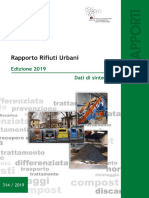 Rapporto Rifiuti Urbani - Dati Di Sintesi - N 314 - 2019 - DEF