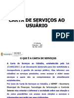 Carta de Serviços Ao Usuário SEMEF 2018