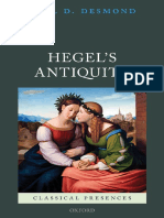 William Desmond - Hegel's Antiquity - Oxford University Press