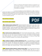 Los tipos de clima en Venezuela según la región y altitud