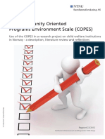 The Community Oriented Programs Environment Scale Copes