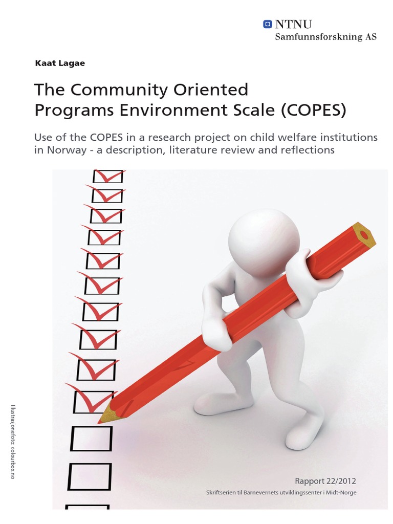 The Community Oriented Programs Environment Scale Copes | PDF ...