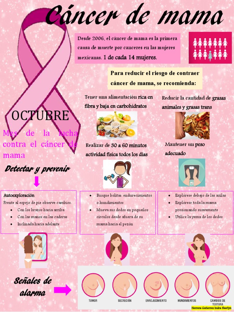 Cancer de Mama Infografia | PDF