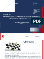 Implementacion y Diseño Estructural Estrat - Imple Estrutural y Orga M1-2022 I